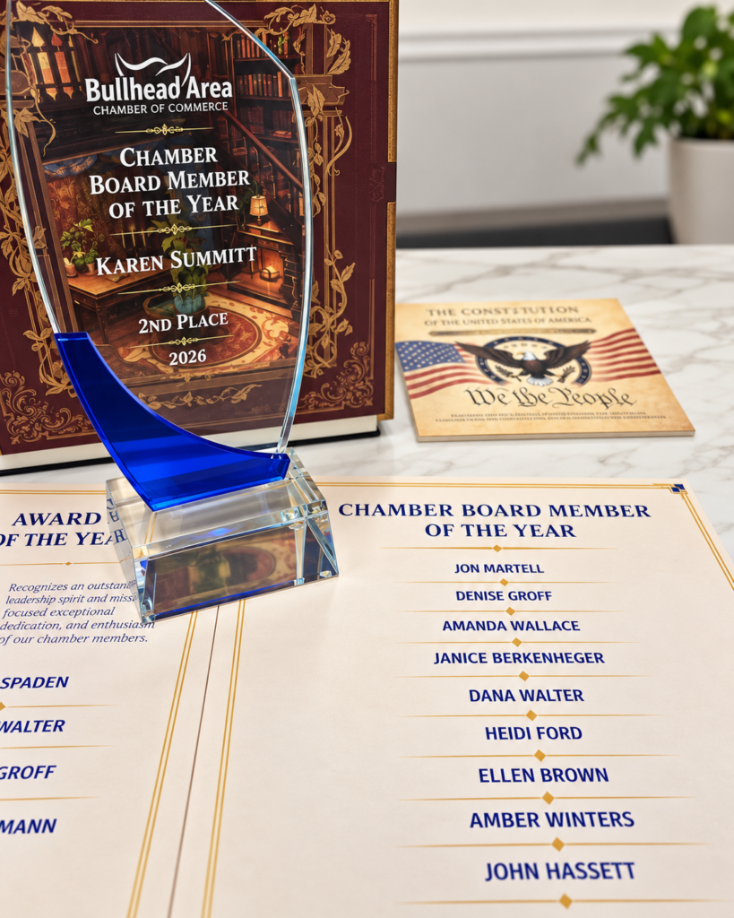 Elegant Chamber Award Display